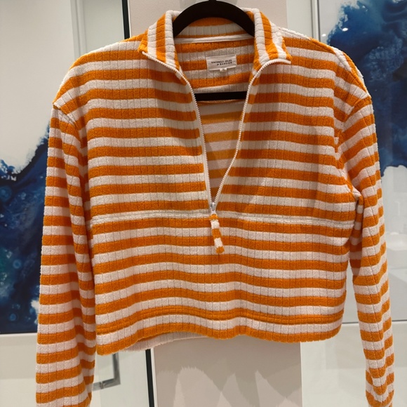 Sincerely Jules for Bandier Holly Half Zip Sweatshirt - Picture 4 of 5